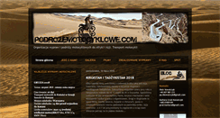 Desktop Screenshot of podrozemotocyklowe.com